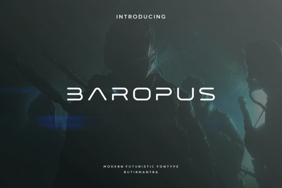 Baropus: A Modern Display Font for Bold Branding