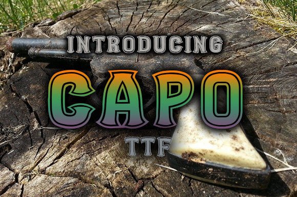 Capo: The Flashy Decorative Font for Bold Designs