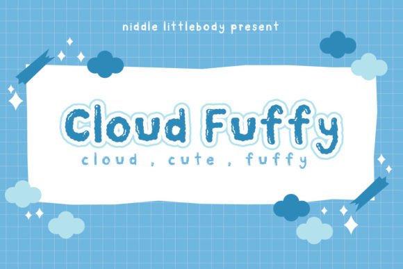 Cloud Fuffy: A Playful Display Font for Youthful Designs