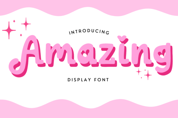 Evaluating Amazing: A Versatile Display Font for Modern Creative Projects