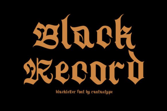 Evaluating Blackrecord: A Versatile Blackletter for Modern Design