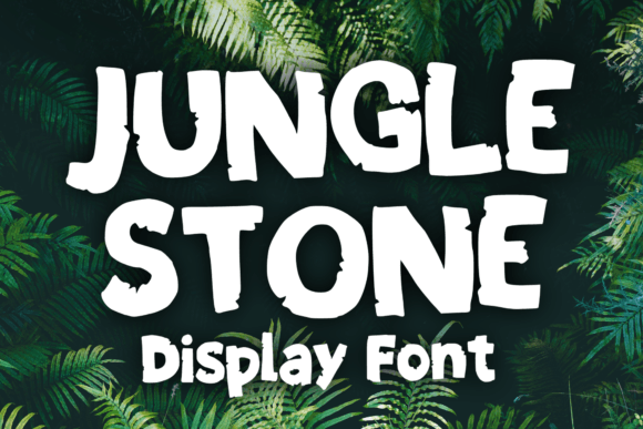 Jungle Stone: A Playful Font for Bold Designs