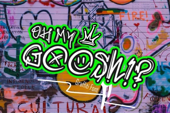 Oh My Goosh: A Practical Look at This Graffiti Display Font