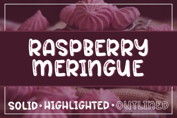 Raspberry Meringue: The All-Caps Font Trio Redefining Modern Design Versatility