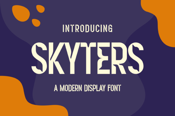 Skyters: The Bold Display Font for Modern Branding