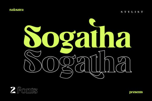 Sogatha: A Javanese-Inspired Font Duo for Stunning Designs