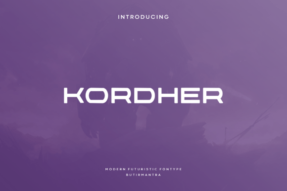Strategic Typography: Leveraging Kordher for Distinctive Brand Positioning