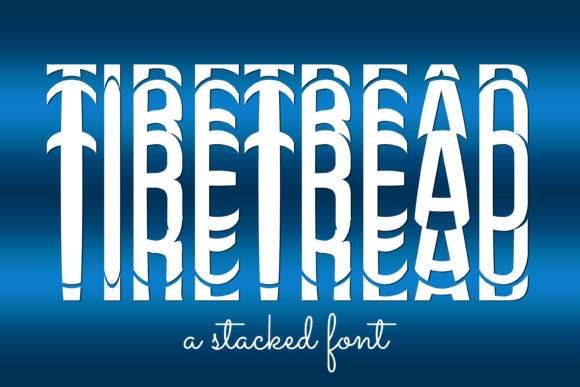 Tire Tread: Bold Typography for Modern Design