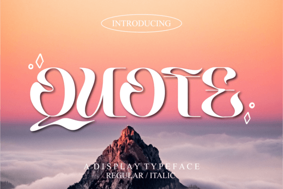 Unlock Creative Energy with Quote: A Dynamic Display Font for Modern Branding