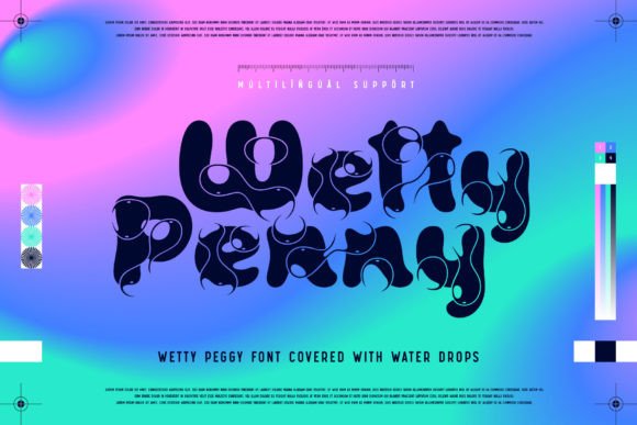 Wetty Penny: A Quirky Display Font for Bold Designs