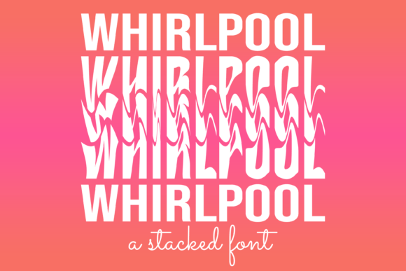 Whirlpool: The Quirky Display Font for Unique Designs